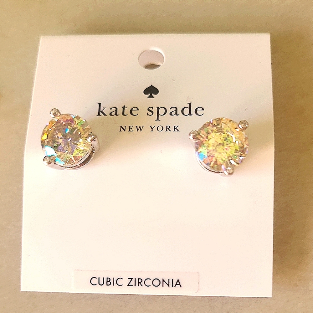 🎉 Brand New 🎉 Kate Spade Cubic Zirconia Stud Earrings
